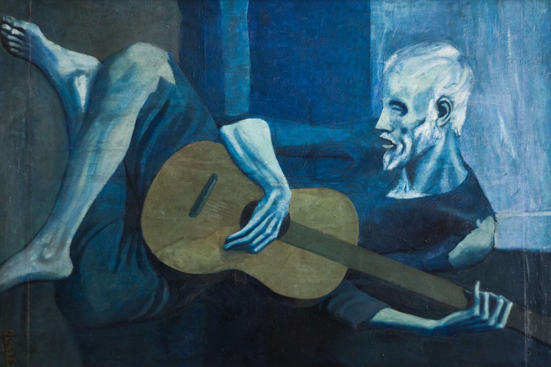 The Old Guitarist by Picasso